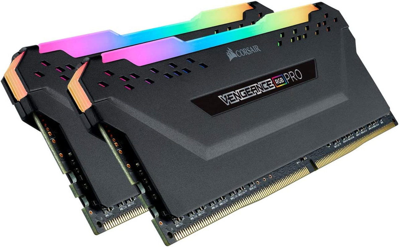 Vengeance RGB Pro 32GB (2X16Gb) 2666 C16 DDR4 Desktop Memory - Black, Model Numb