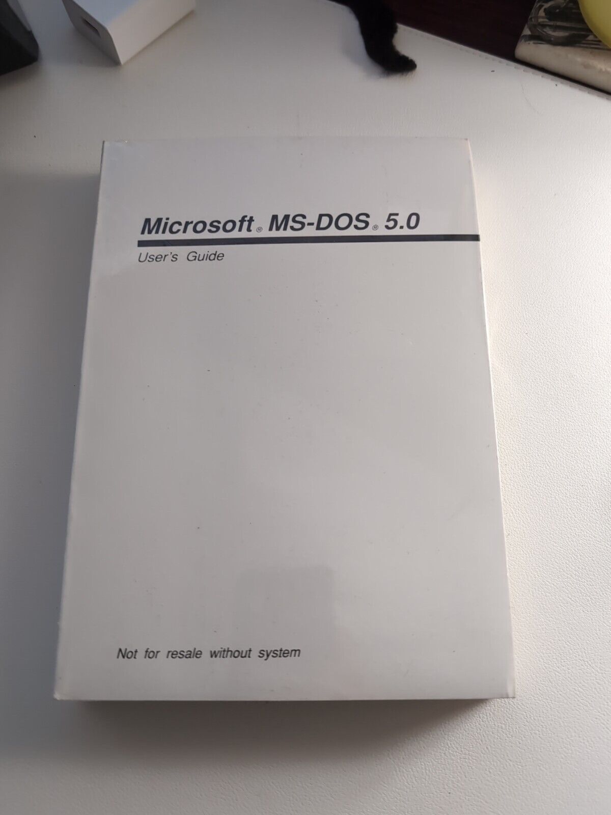 Sealed Microsoft MS DOS 5.0 OEM 3.5 Floppy NOS Computer Reset 