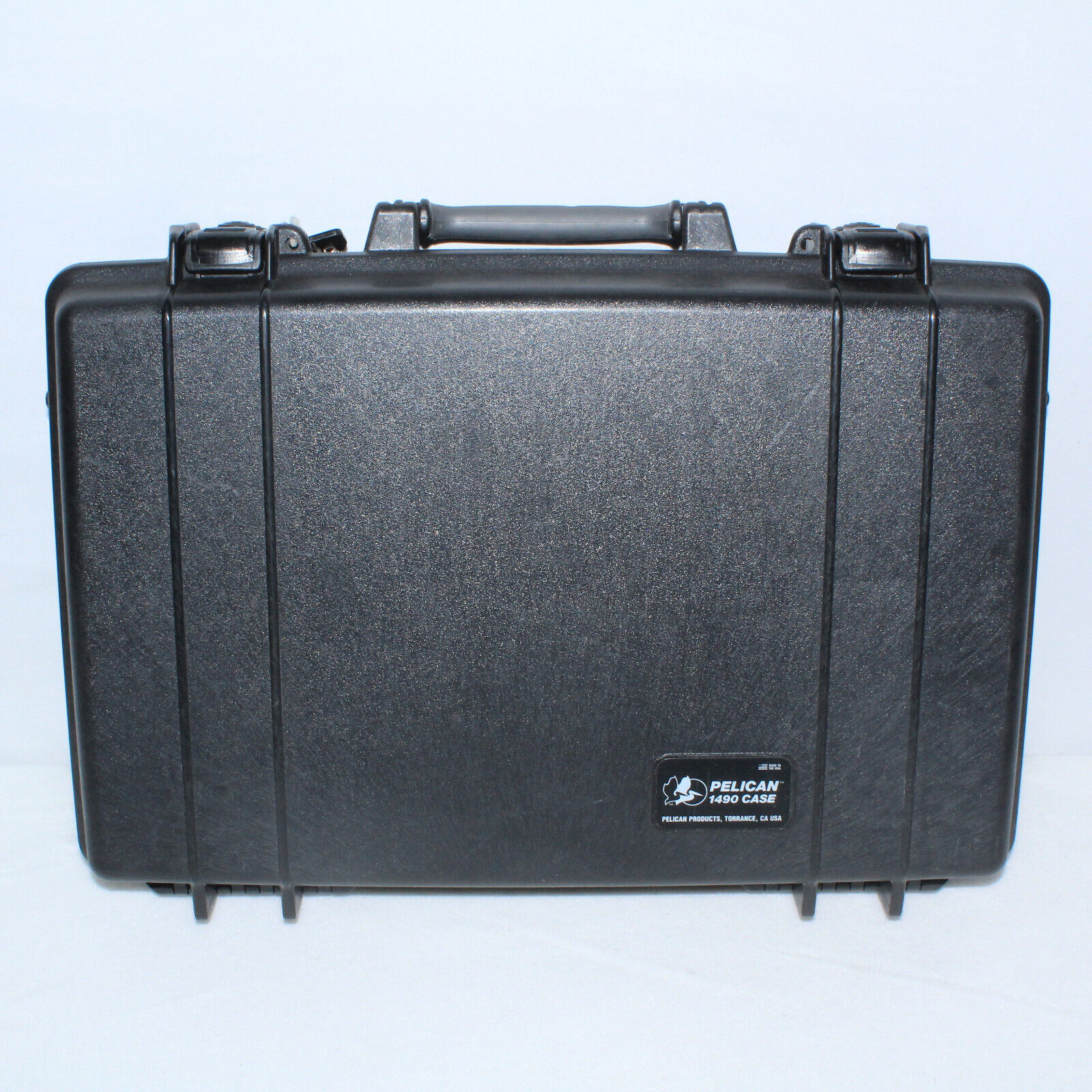 New U.S. Military Surplus Waterproof Pelican 1490 Protector Laptop Case, Black