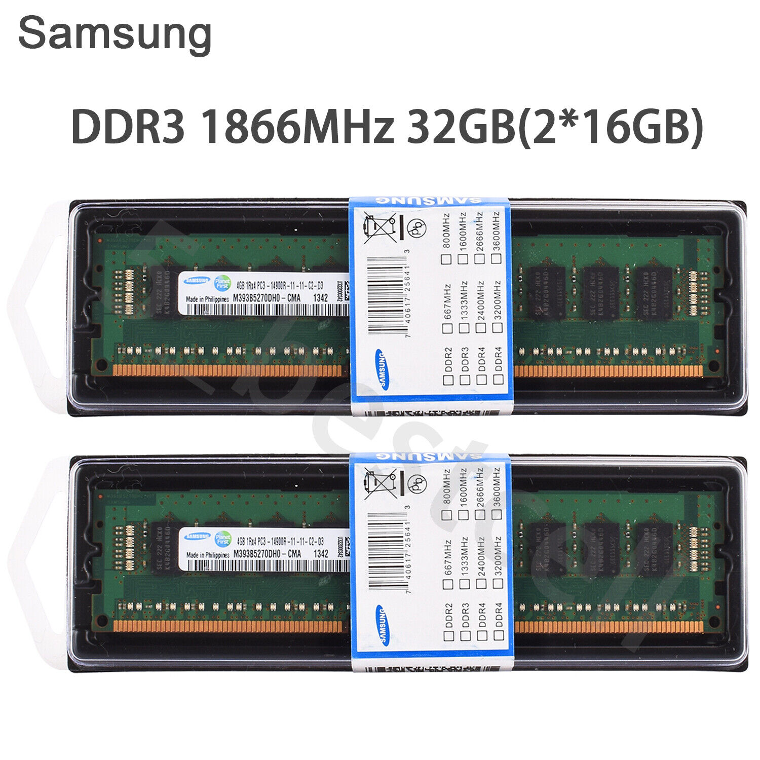 Samsung REG 2Rx4 1066 1333 1600 1866 MHz 16GB 32GB(2*16GB) Server Reg ECC Ram
