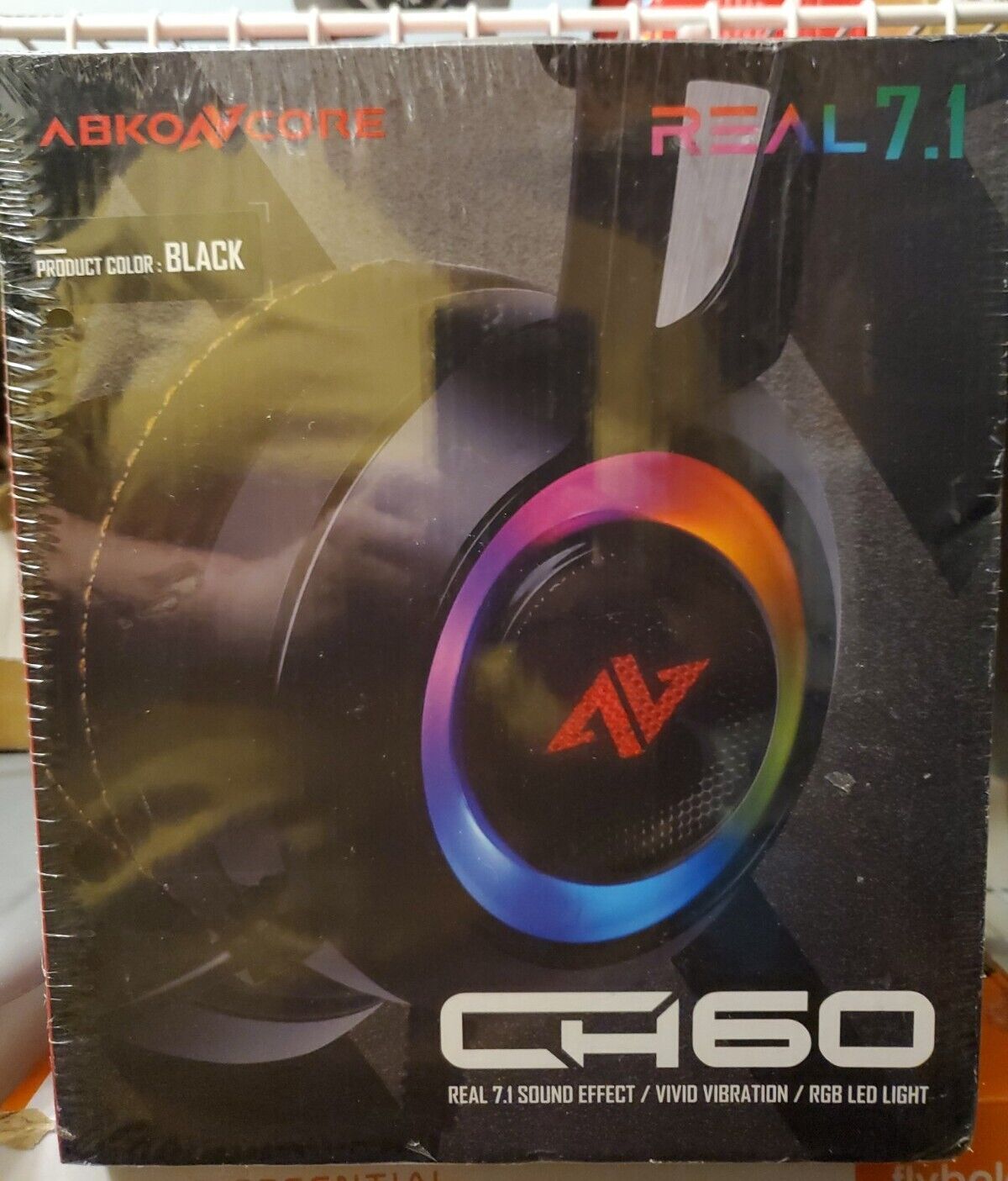 ABKONCORE CH60 Gaming Headset with True 7.1 Surround sound/Bass Vibration, USB