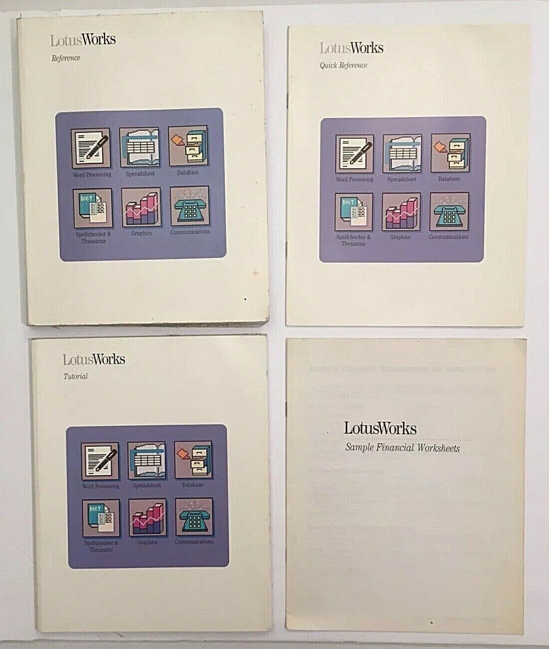 Vintage Lotus Works Training Package Tutorial & Reference Books FULL SET 1990 