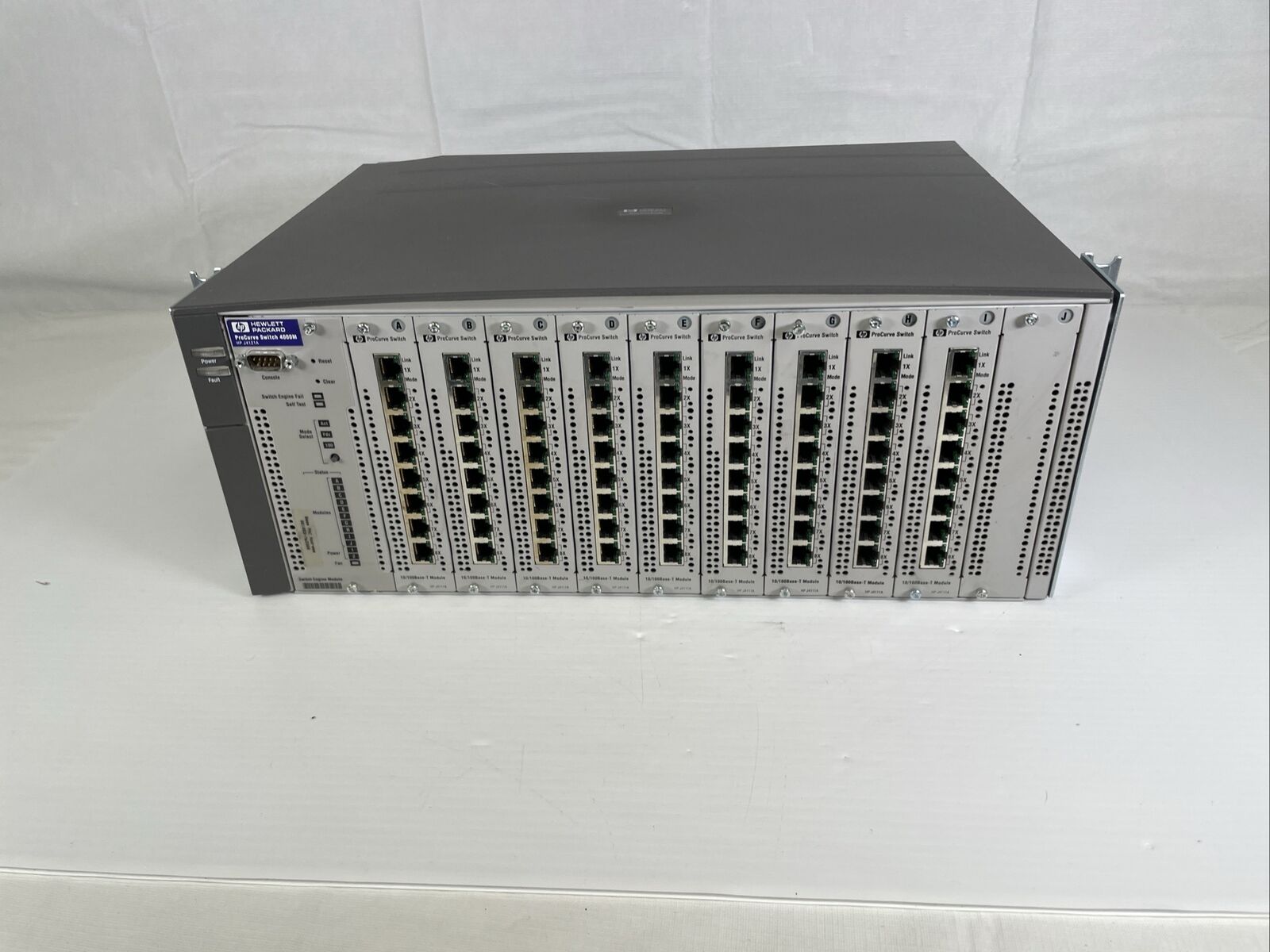 HP Hewlett Packard ProCurve Switch 4000M J4121A - Tested and Working