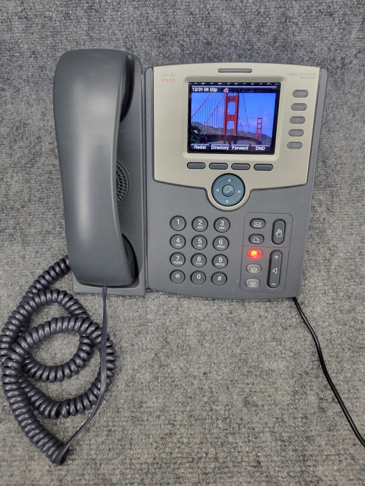 5 Cisco SPA525-G2 5-Line Business IP Phone Color Display Wi-Fi Bluetooth 