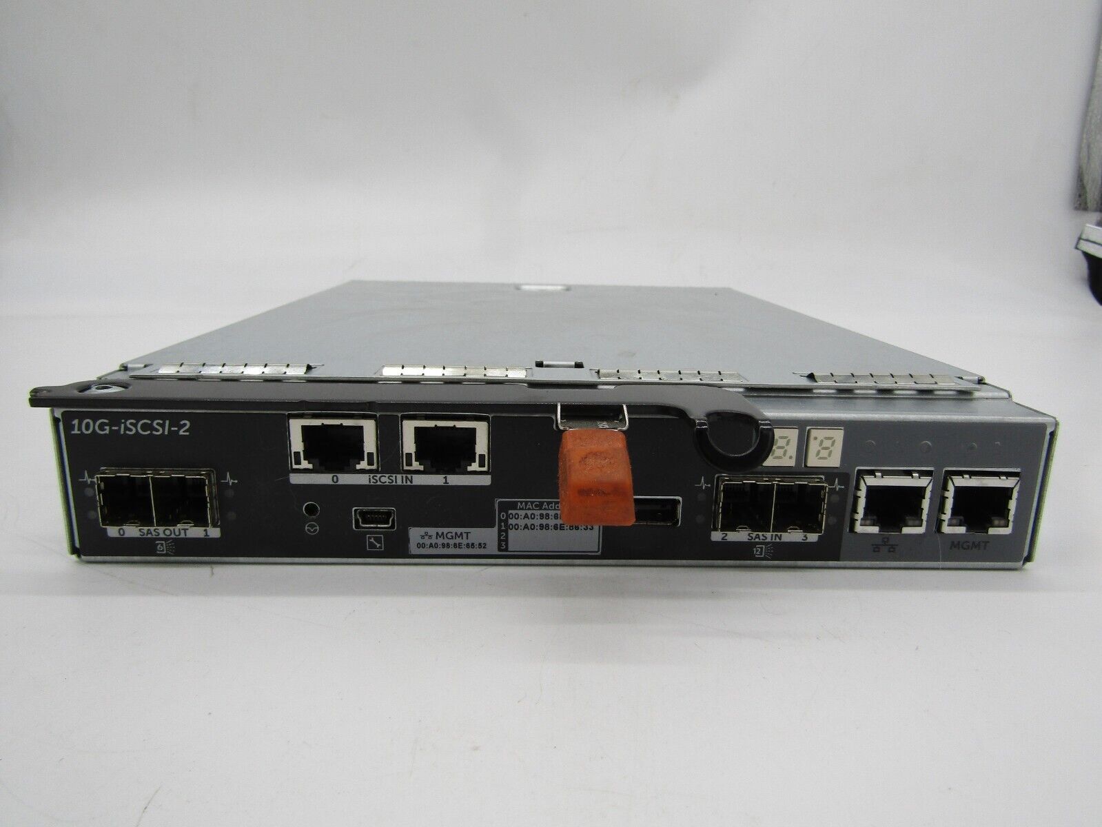 Dell PowerVault MD3800i MD3820i Controller 10G-iSCSI-2 7YJ34 E02M 111-02782