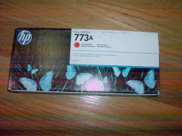 GENUINE HP #773A Chromatic Red CARTRIDGE C1Q22A DESIGNJET Z6800 FACTORY SEALED