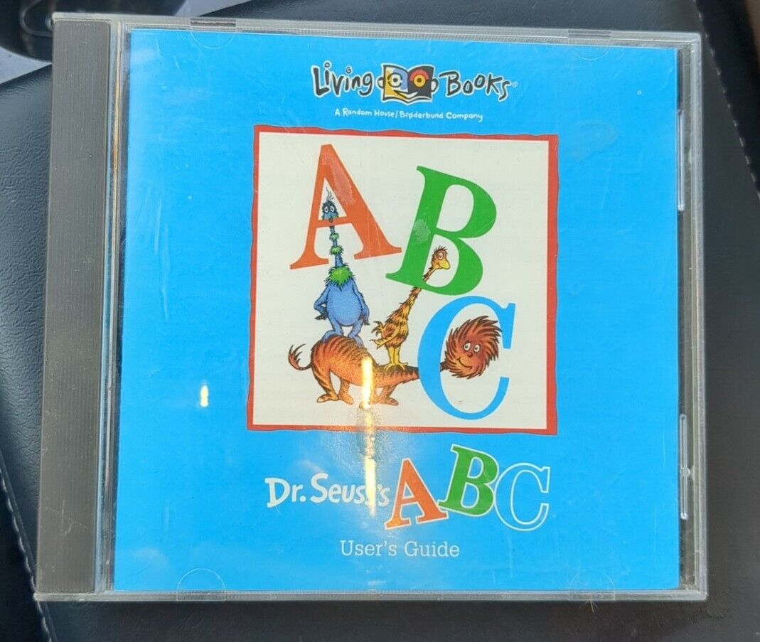 Dr. Seuss\'s ABC User\'s Guide CD-ROM for PC (1995, Living Books) G - Random House