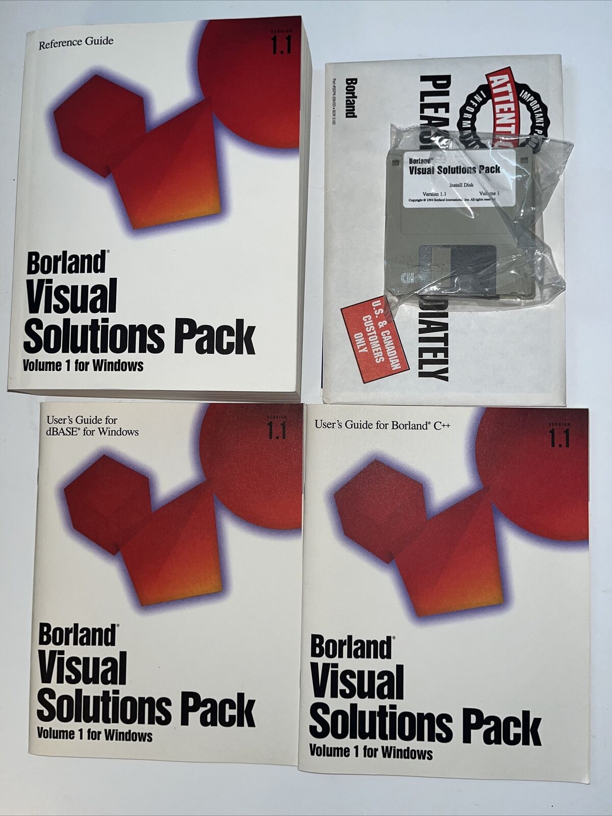 Borland Visual Solutions Pack Ver 1.1 with 3.5\