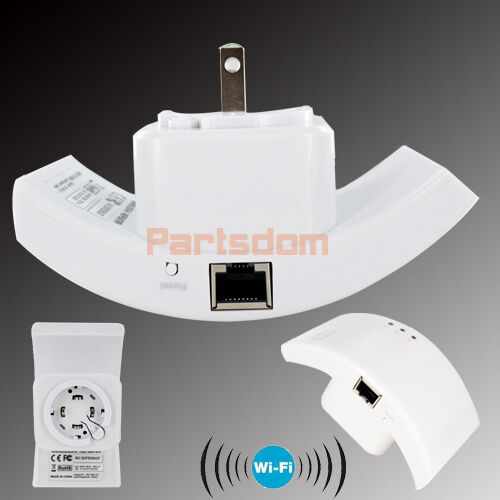 Wireless Wifi Repeater 300Mbps Extender IEEE 802.11n b Network Router Range 300M