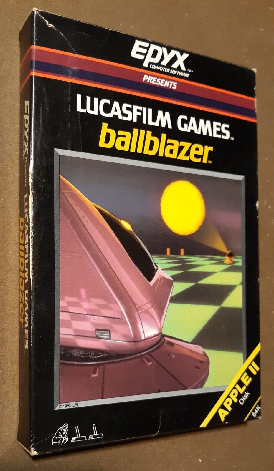 Ballblazer by EPYX/Lucasfilm Games 1985 for Apple II+,IIe,IIc,IIgs