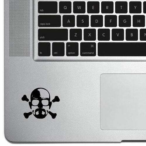 2x Breaking Bad Walter White Bones Decal Sticker for Macbook Laptop Trackpad Cup