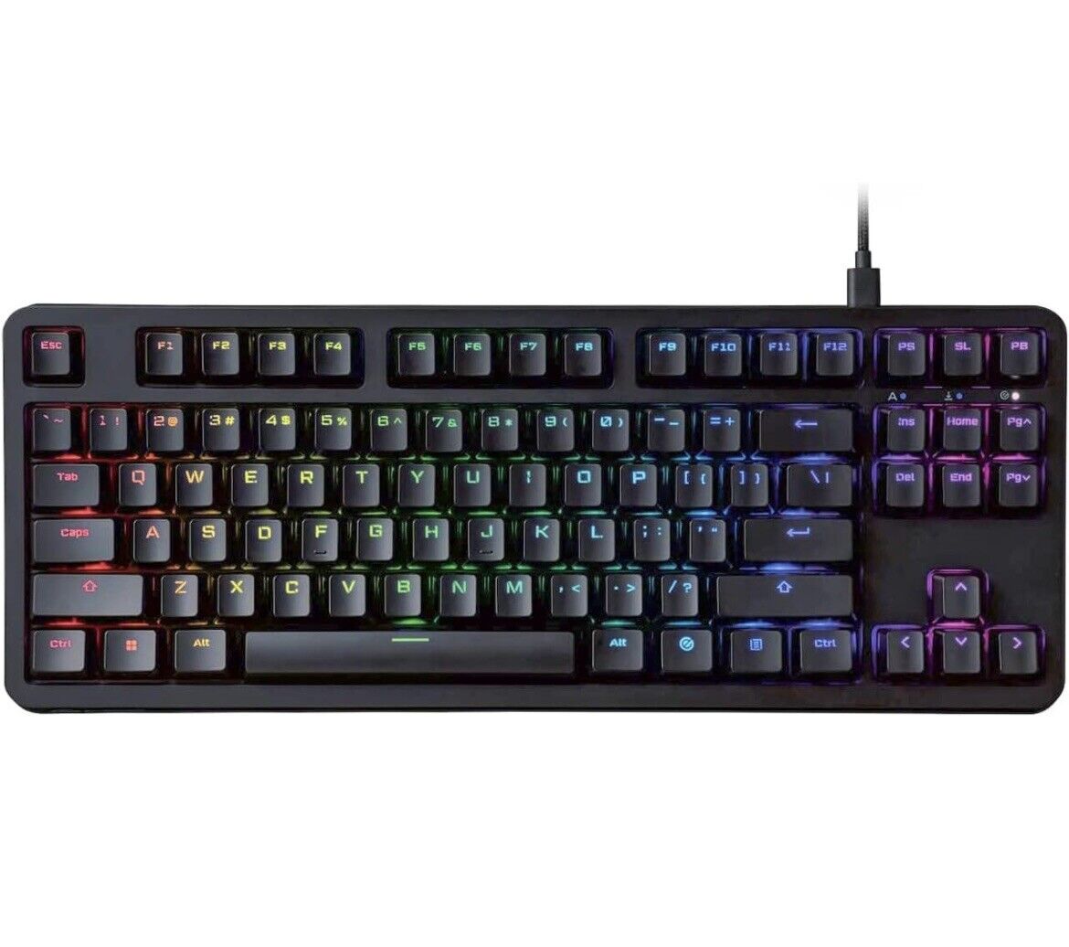 Elecom Gaming Keyboard VK310 RGB Lights Silver Linear Switches