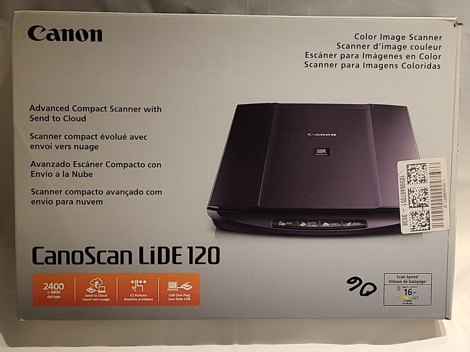 Canon CanoScan LiDE 120 Flatbed Color Image Scanner NEW OPENED BOX 