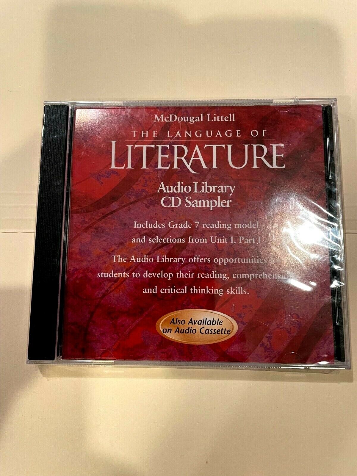McDaugal Littell, The Language of Literature Audio Library CD Sampler, NEW
