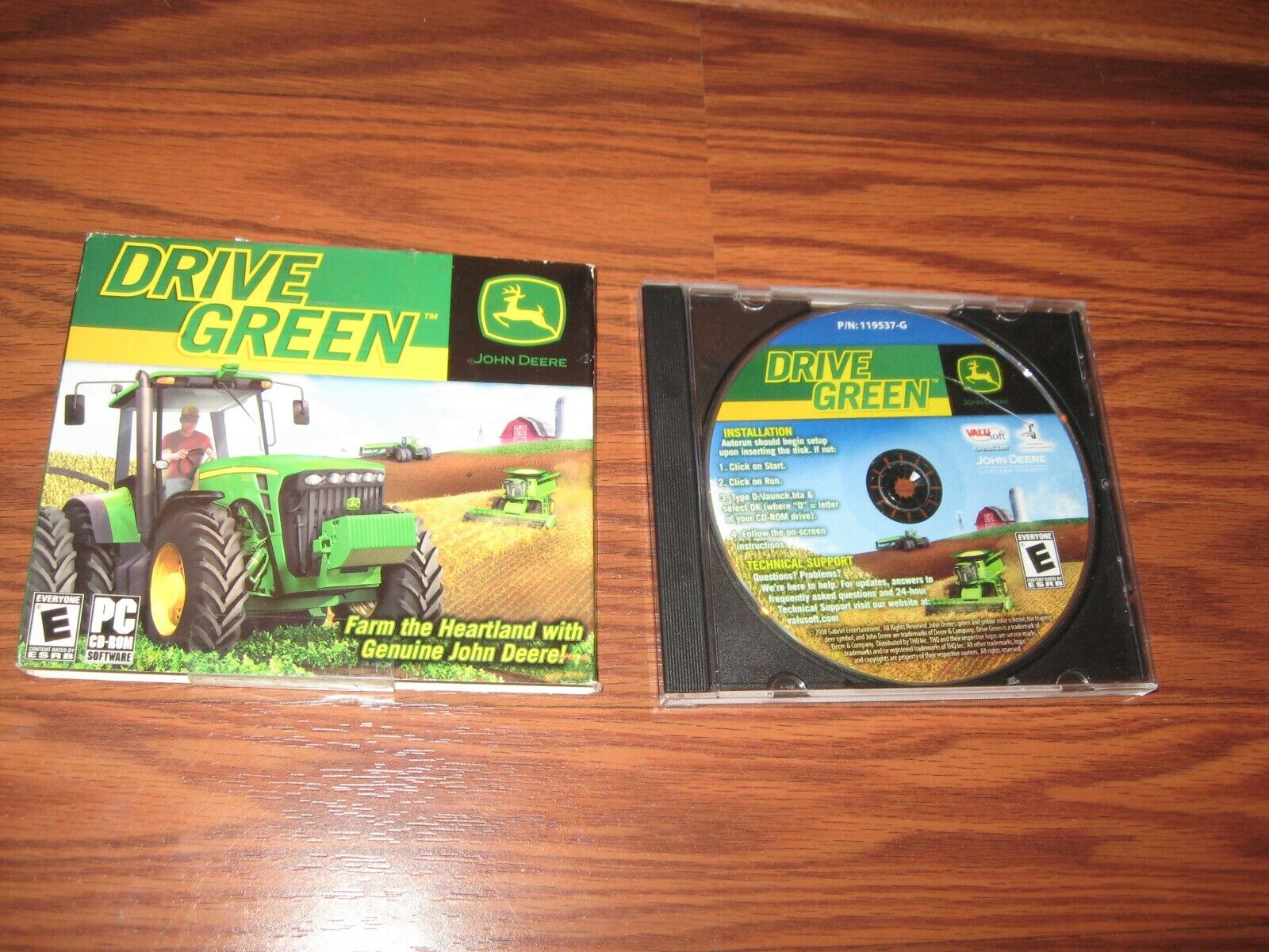 John Deere Drive Green (PC, 2008) CD-ROM Game