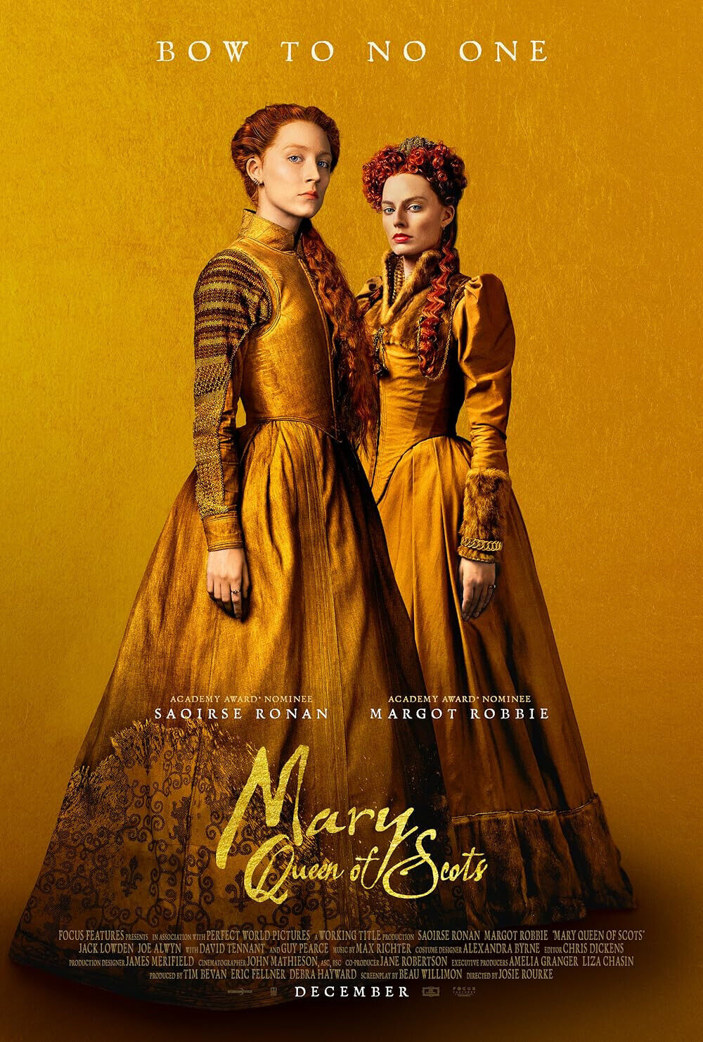 Mary Queen of Scots (2018) Movie DVd Box Set New