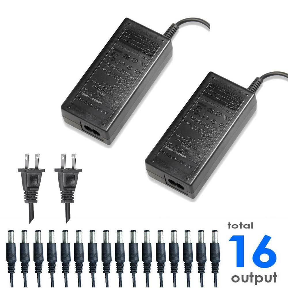 2PCS AC Adapter for Samsung SDH-C75100 SDH-C75080 16 Channel HD Security DVR SDR