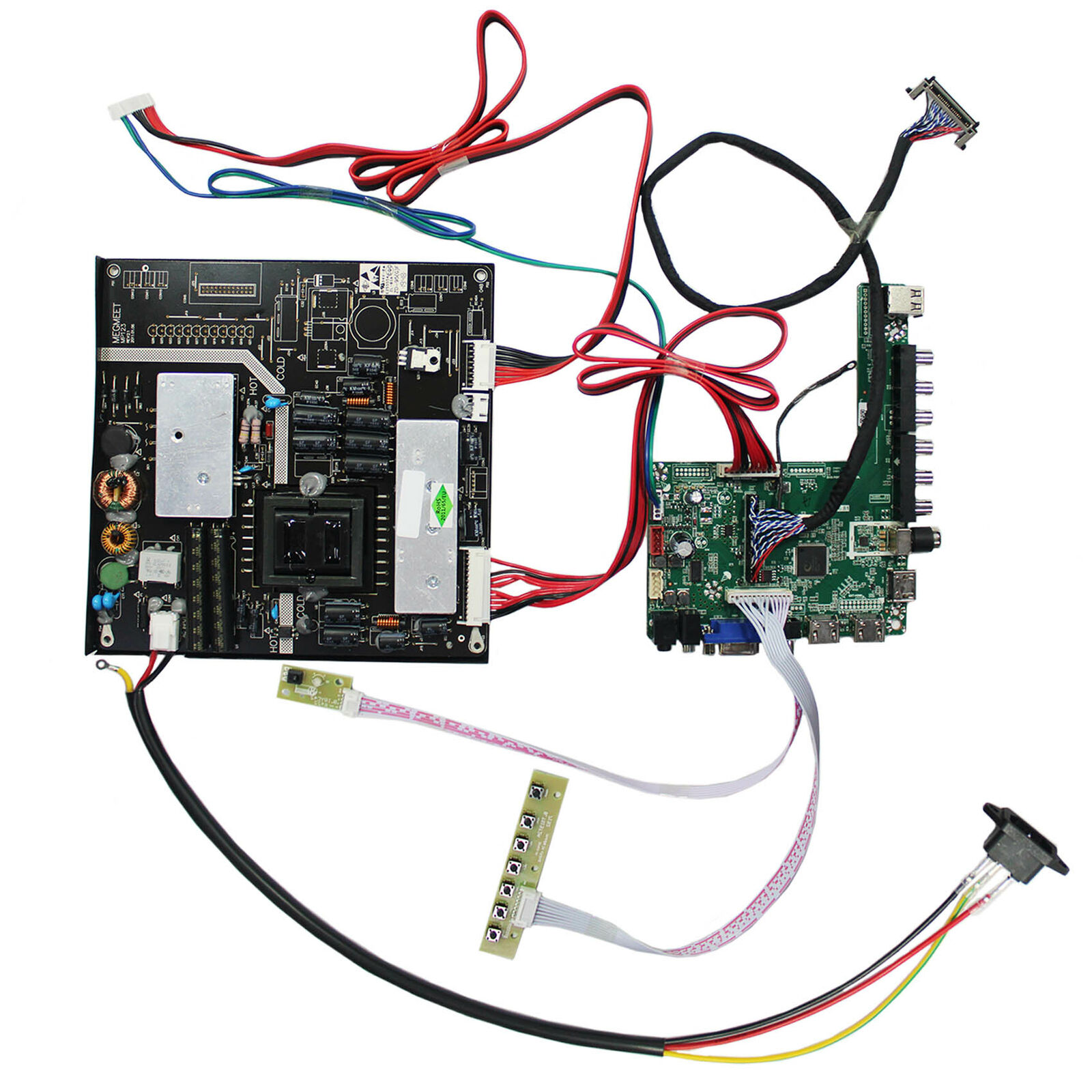 HD-MI VGA AV USB RF LCD Controller Power Board For 24 in 1920x1200 G240UAN01 LCD
