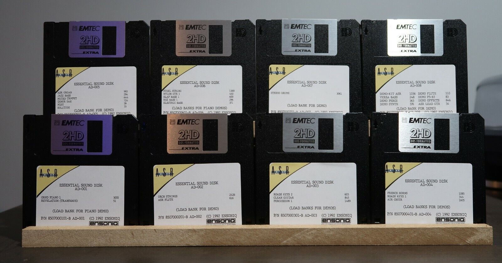 Ensoniq ASR-10 Starter Kit Disk Set - OS 3.53 Boot Disk & Factory Library Set