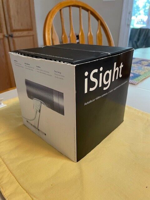 Apple Isight Silver Wireless Autofocus Web Camera & Microphone Orig Packaging