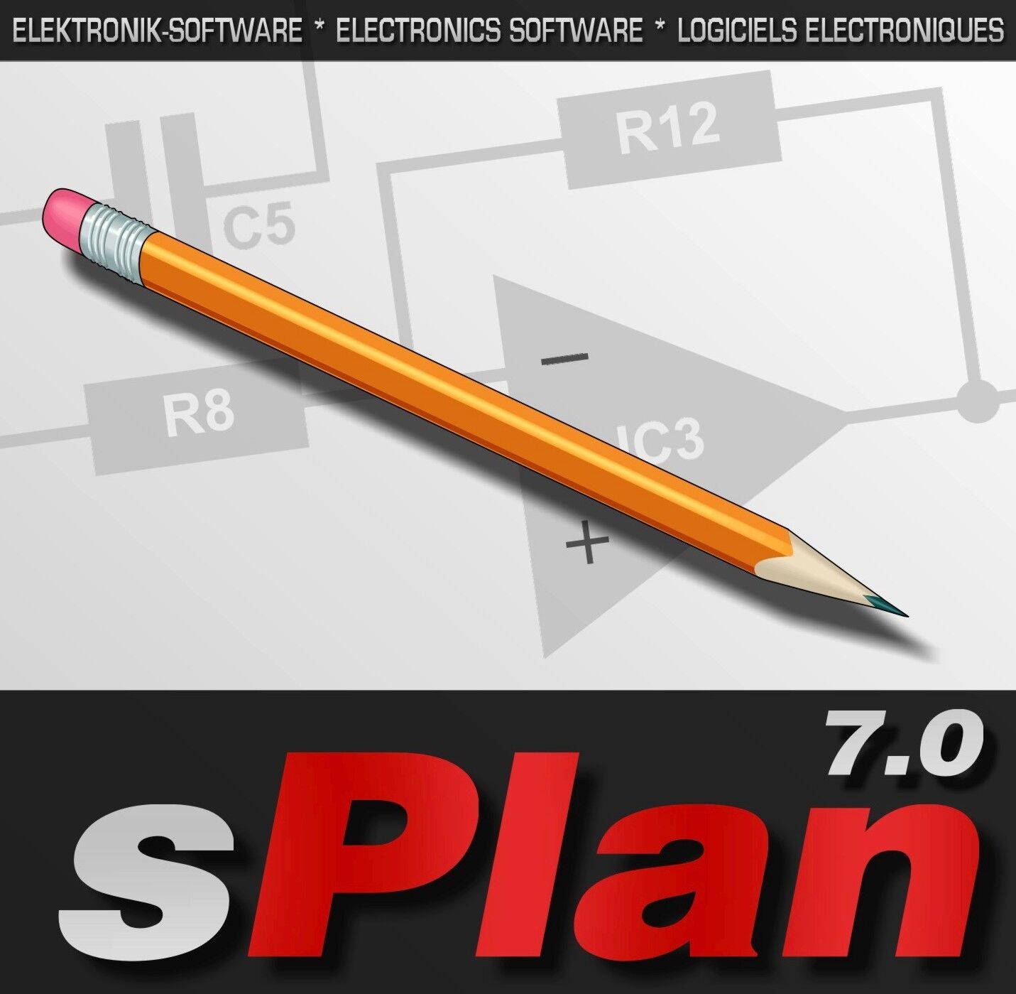 sPlan 7.0-Schaltplan-Editor/ABACOM-Elektronik-Software