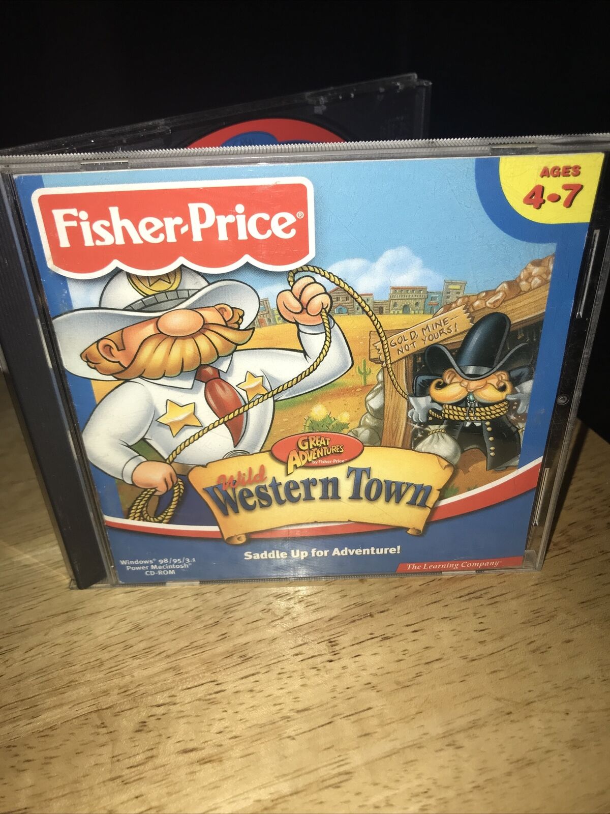Fisher-Price Great Adventure Wild Western Town CD-ROM windows 95 and 3.1 and Mac