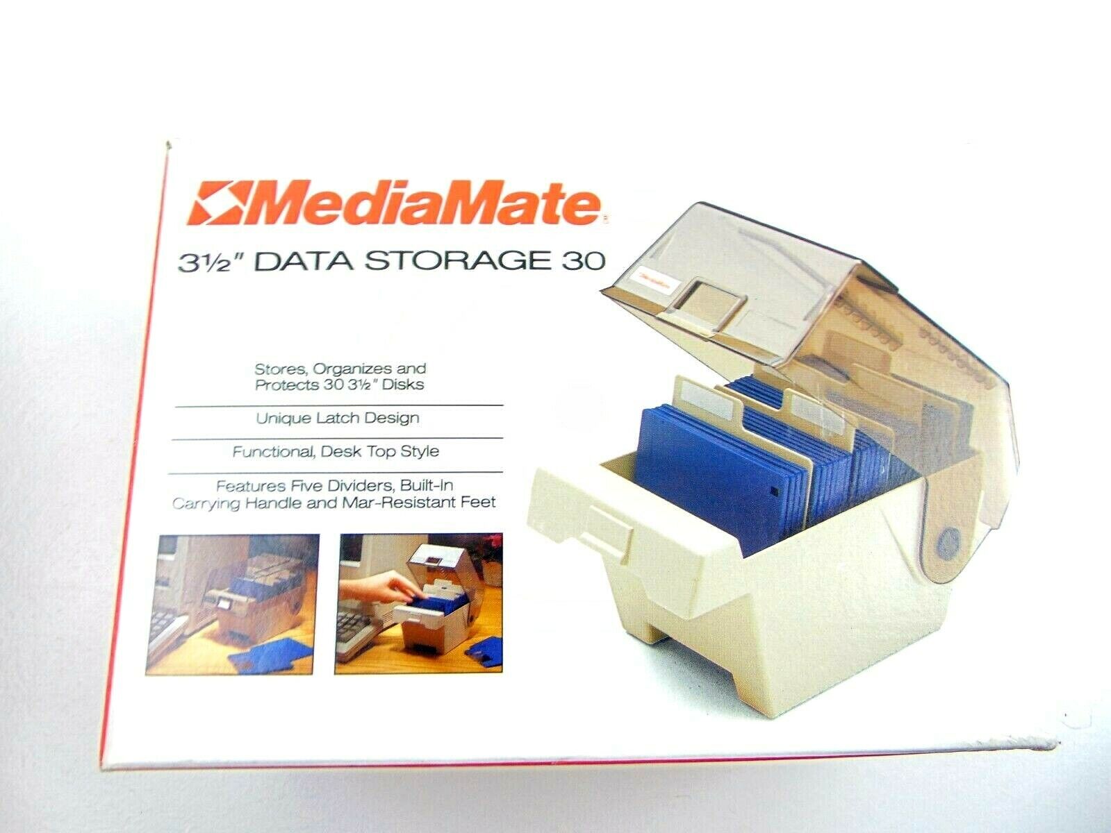 Media Mate 3 1/2 Inch Data Storage 30 new