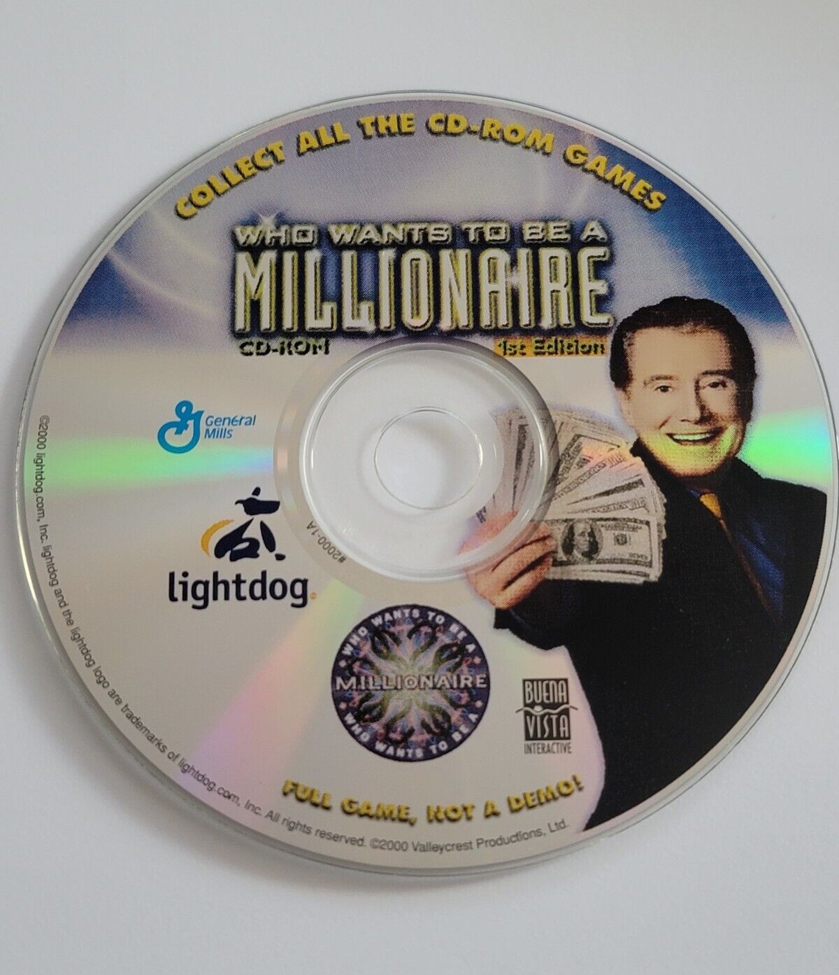 Who Wants To Be A Millionaire Full Version CD ROM PC Game General Mills Lightdog