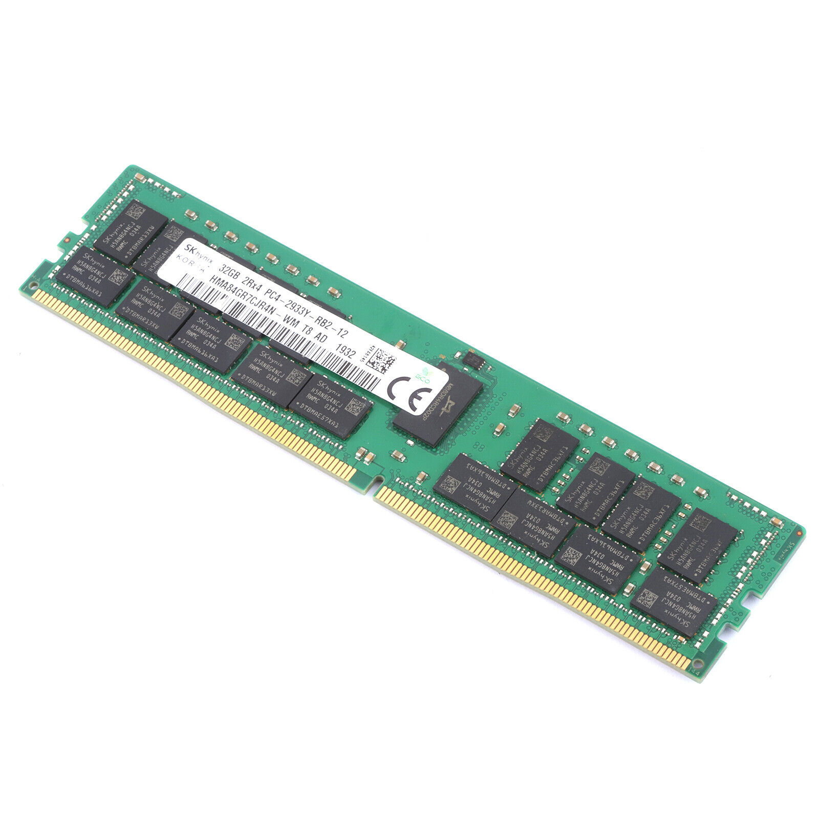 SK Hynix 32GB 2933MHz DDR4 ECC Registered DIMM PC4-23400 2RX4 1.2V Server Memory