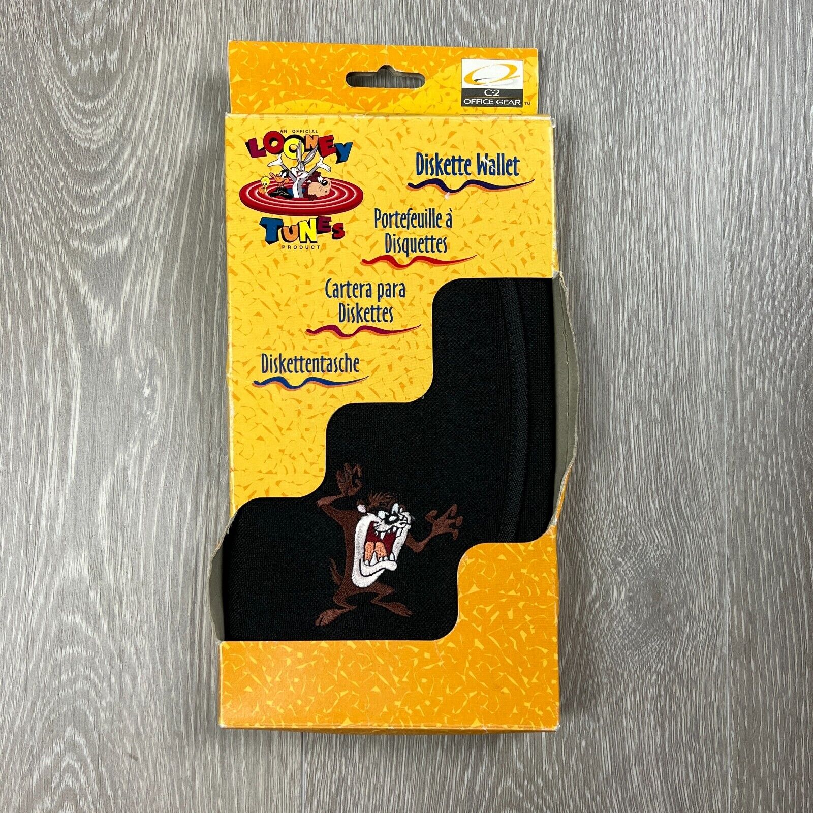 Vintage Looney Tunes Tasmanian Devil CD Disc Wallet (1995)
