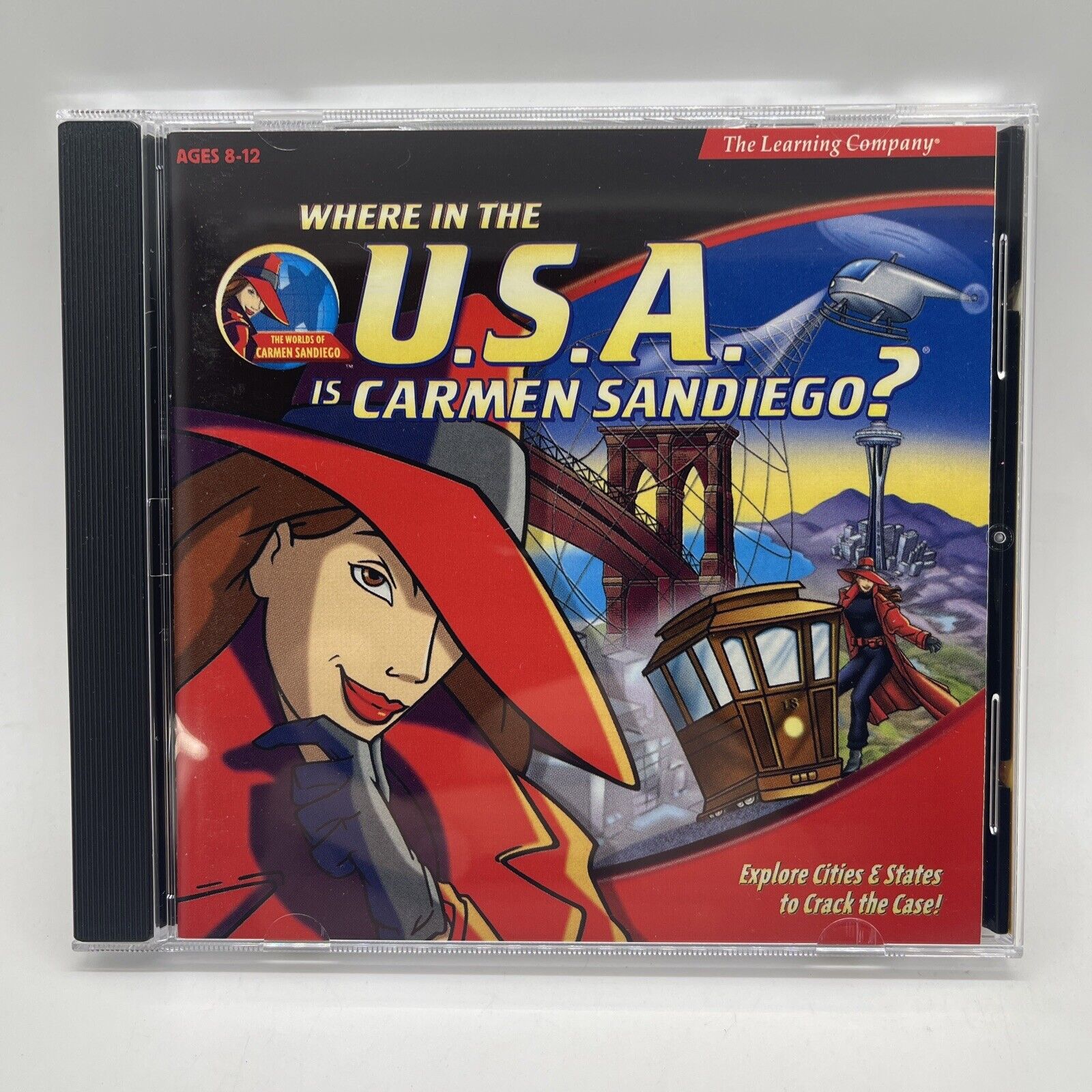 Where in the USA is Carmen Sandiego CD Rom 2001Mac/Win 95 98 ME Smart saver
