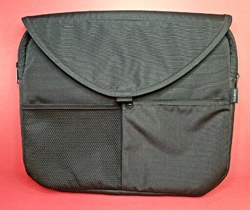 L.L. Bean Laptop Storage Case Black - Padded - Zipper - Pockets