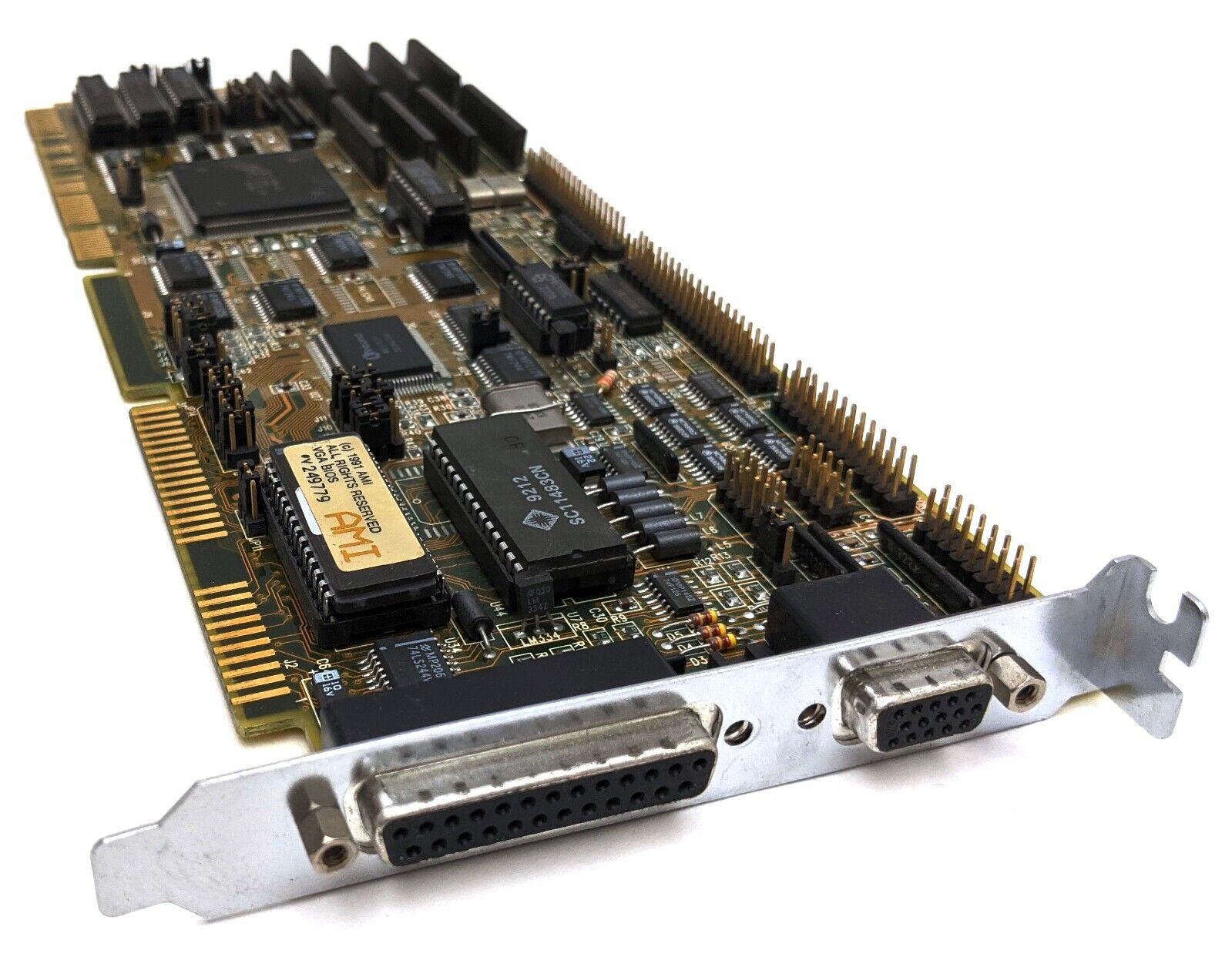 RARE American Megatrends AMI BIOS G-HOSTS3-1 Plus ISA Video Graphics Card GPU
