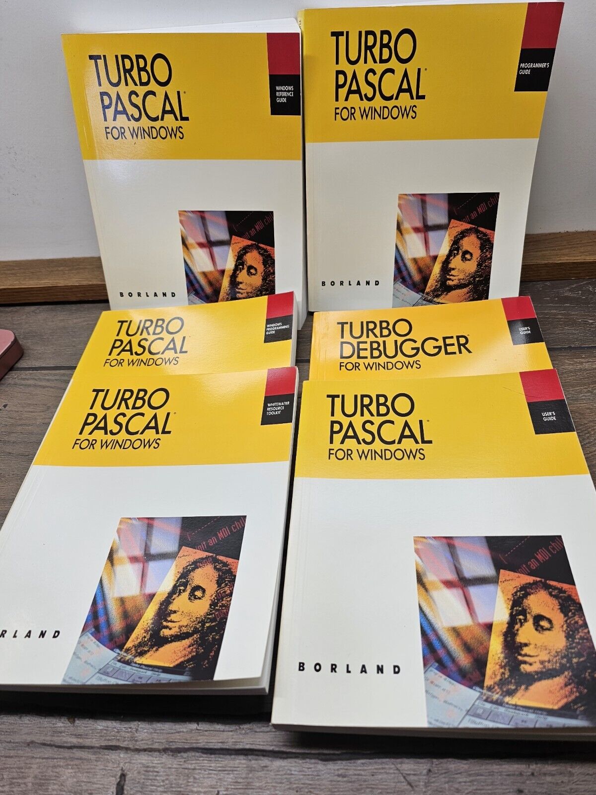 TURBO PASCAL For Windows Programming Guide Set Of 6 vintage computer book manual