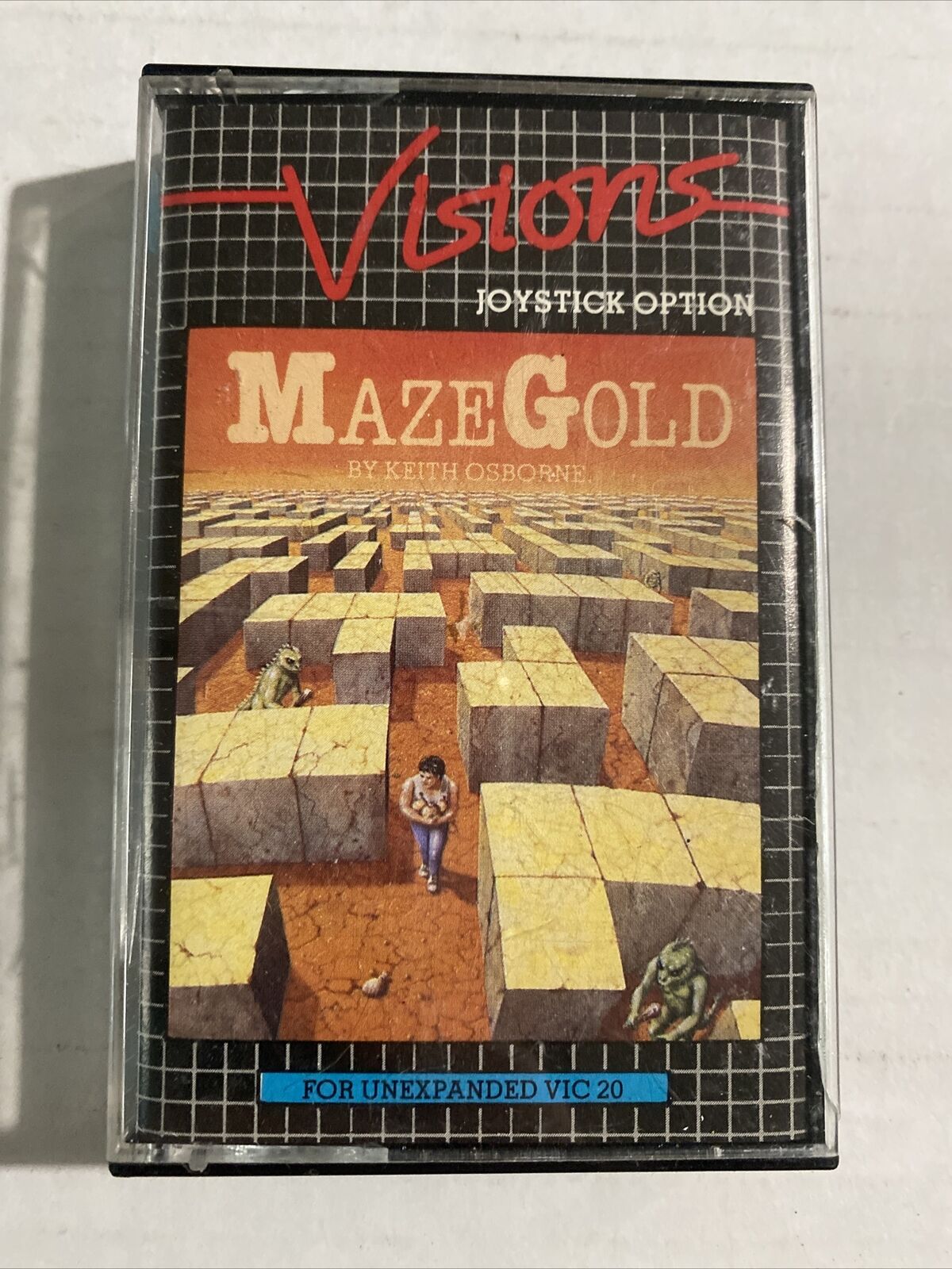 Commodore VIC-20 Maze Gold - Cassette Game By Visions 1984