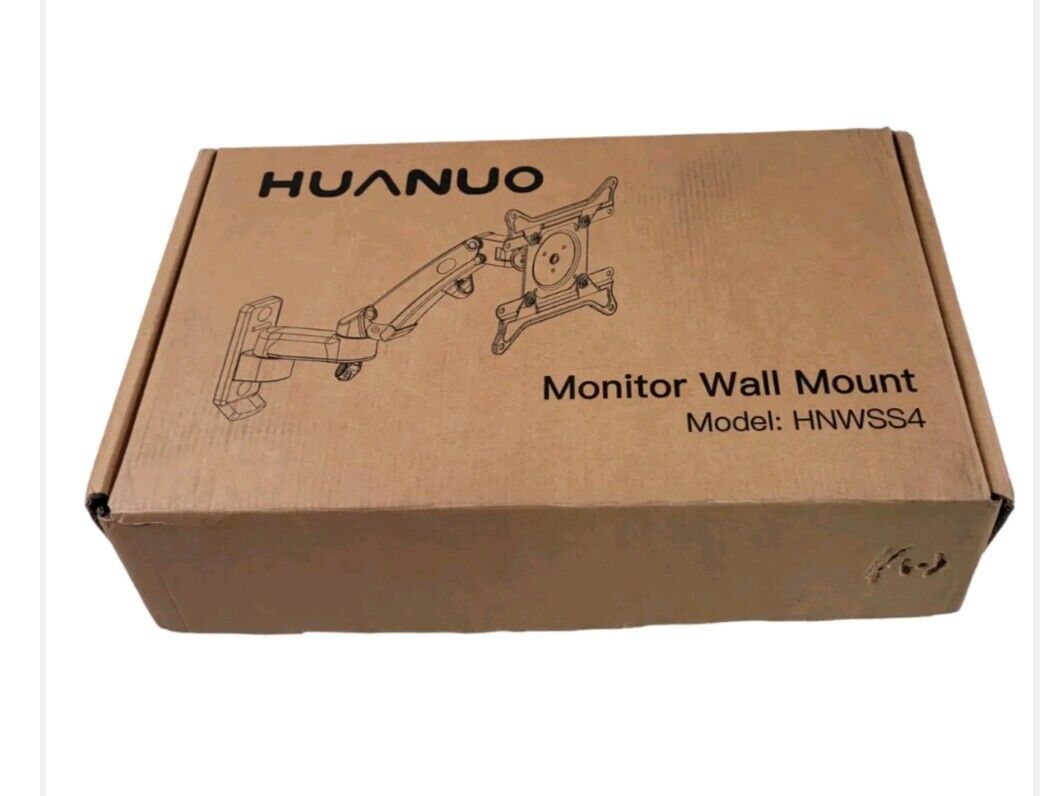 TV Monitor Full Motion Wall Mount for 22”-35” Ultrawide Screens HNWSS4