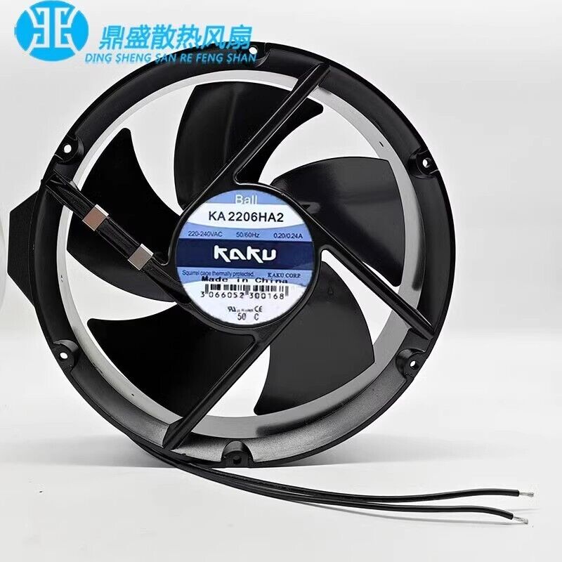 KAKU KA2206HA2 22060 220V 22CM Axial Fan IP55 Full Metal Cooling Fan