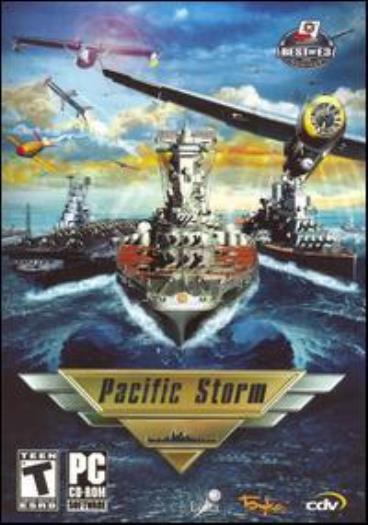 Pacific Storm PC CD aerial naval navy sea battles US vs Japan WWII war RTS game