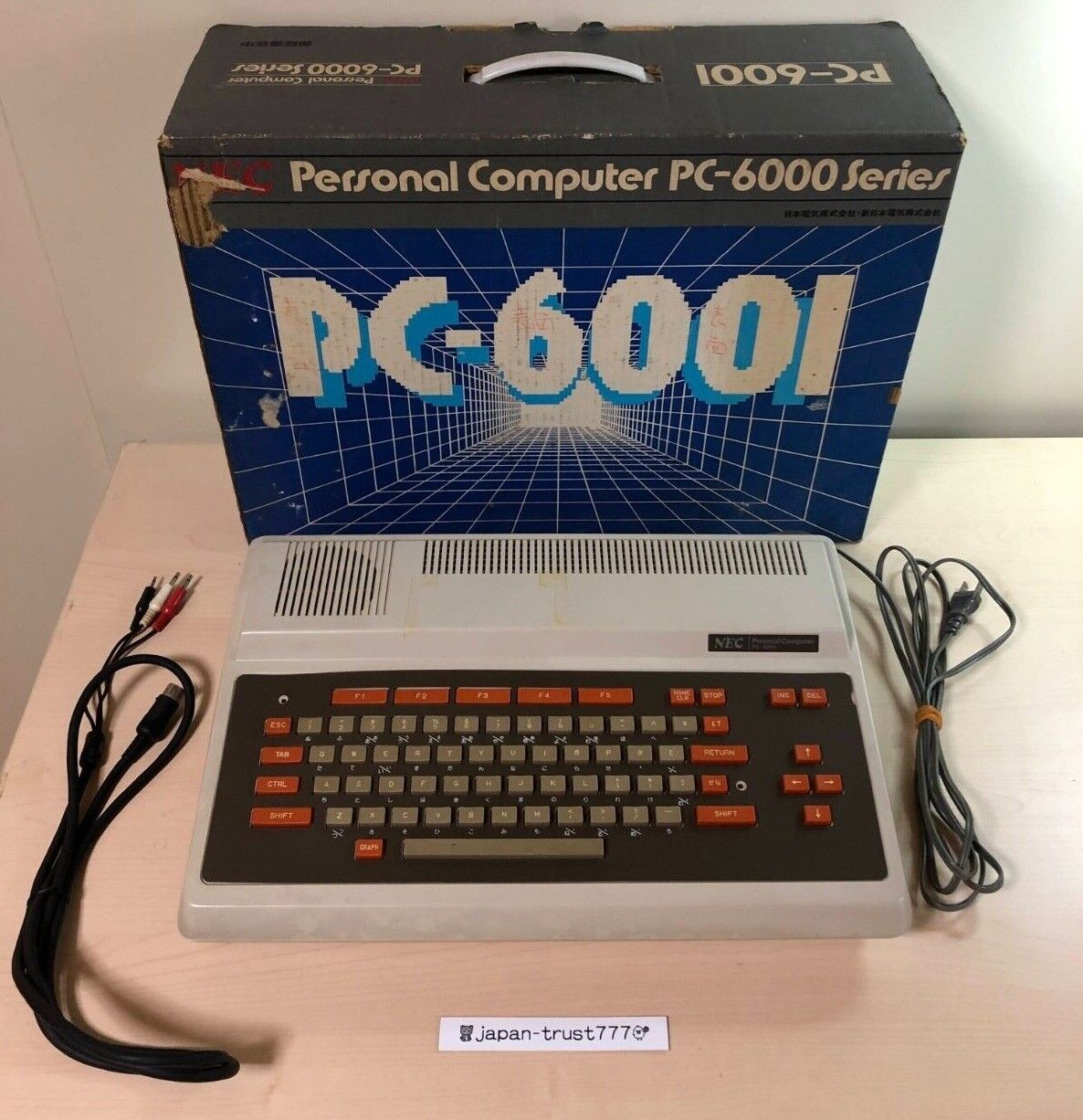 NEC PC-6001 Personal Computer Japanese Model in Box Vintage Junk For Parts