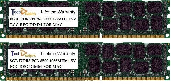 16GB KIT 2X 8GB PC3-8500 REGISTERED APPLE Mac Pro MacPro4,1 MC561LL/A MEMORY RAM