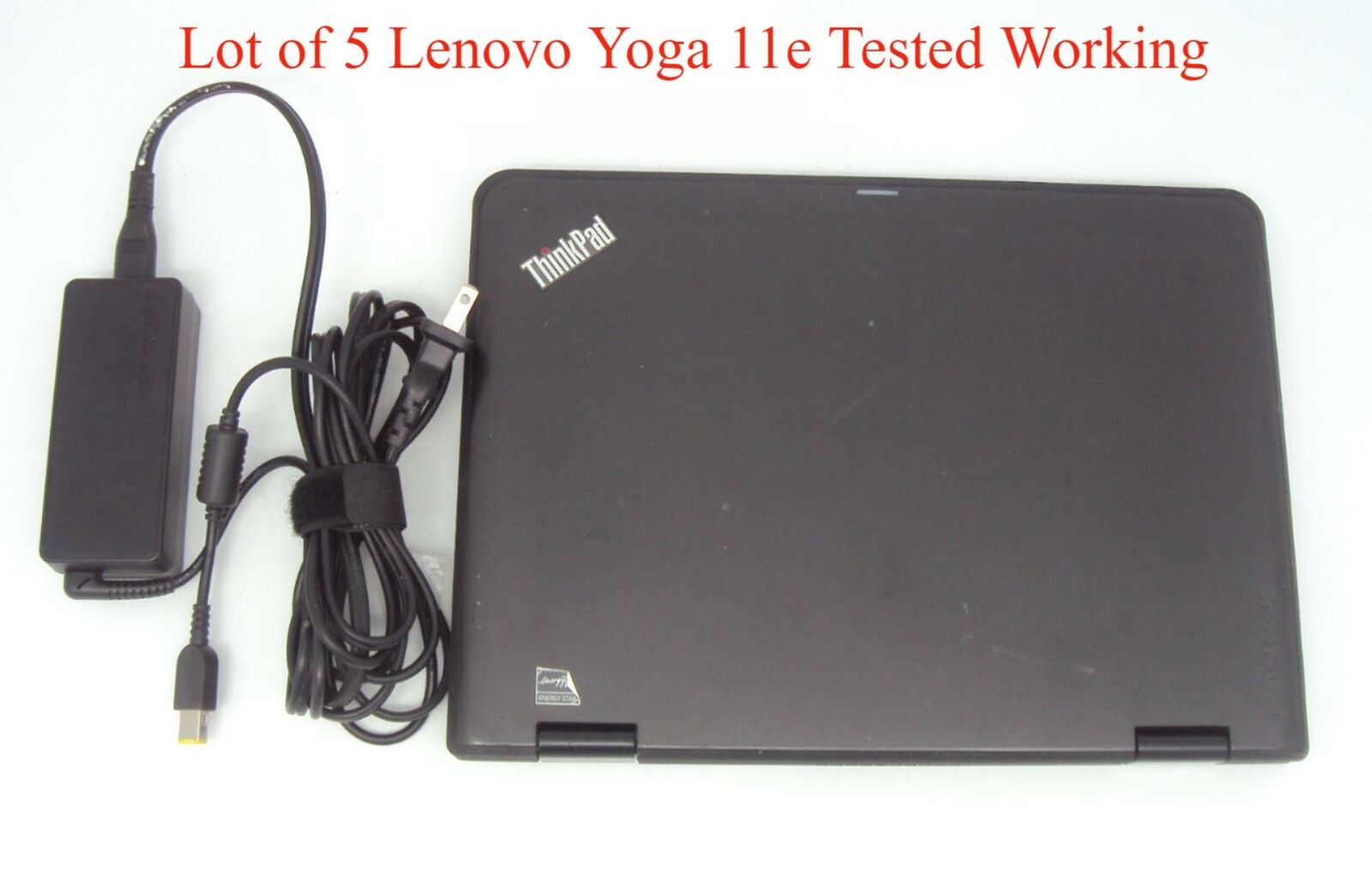 Lot of 5 Lenovo Yoga 11e 8GB 128GB SSD Touchscreen Laptop Tablet Windows 10