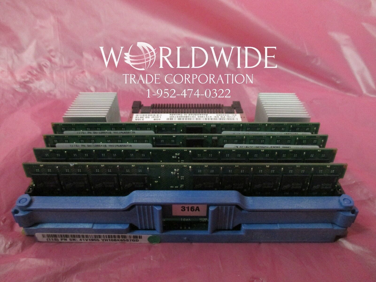 IBM 41V1955 4500 316A 0/4GB 533MHz 512Mb CUoD DDR2 DIMM Memory for 9119-590 595