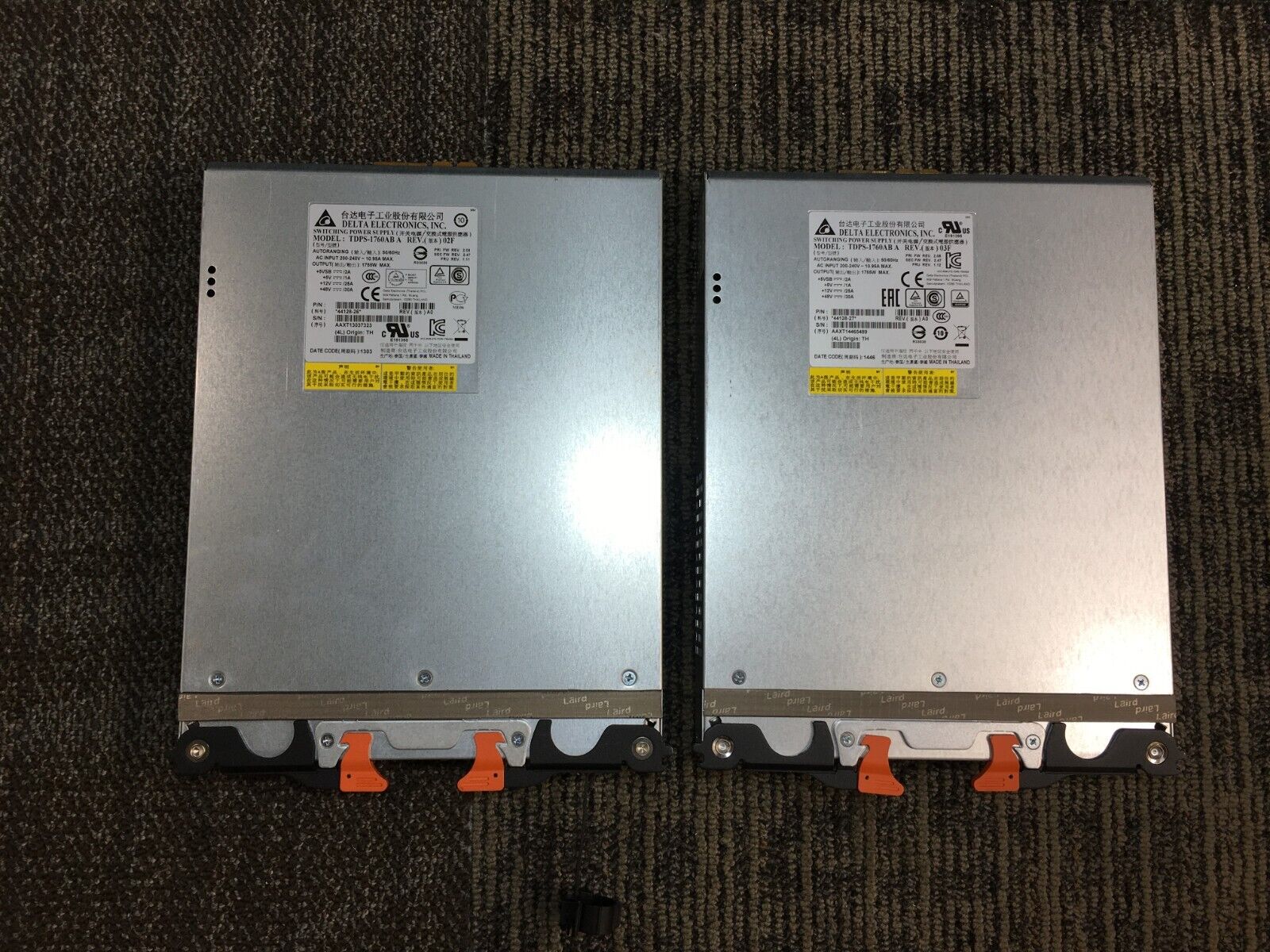 (2X) Dell Delta TDPS-1760AB PowerVault 1755W AC Power Supply for MD3060 MD3660F