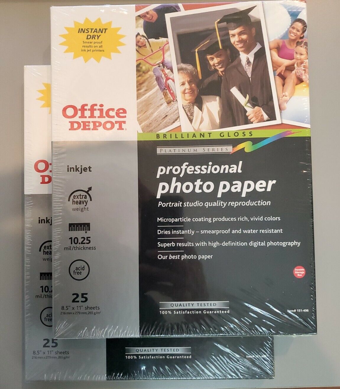 Office Depot Professional Photo Paper Brilliant Gloss 50 Sheet 8.5\