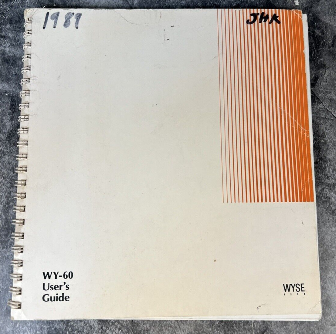 Vintage Wyse WY-60 User\'s Guide, Manual - 1989 Original OEM, WY60 Computer
