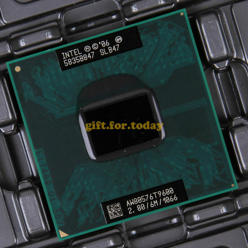 Lot of 10pcs Intel Core 2 Duo T9600 2.8 GHz Dual-Core Socket P Processor CPU