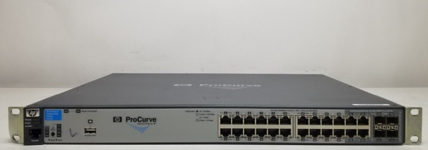HP ProCurve 2910al-24G 24 Port Gigabit Ethernet Switch No PoE J9145A