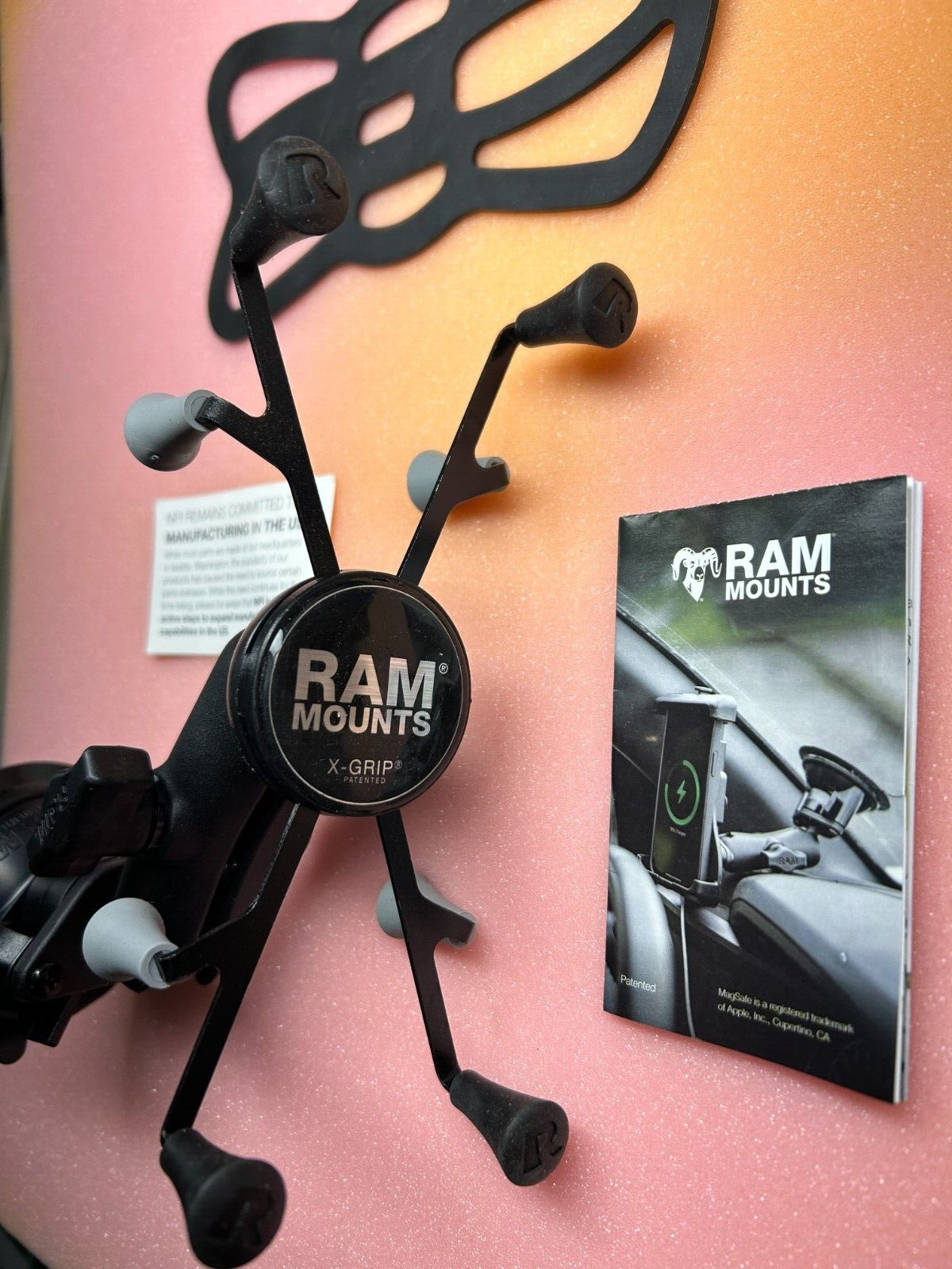 RAM Mounts X002D09UP7 X-Grip Suction Cup Mount for 7-8\