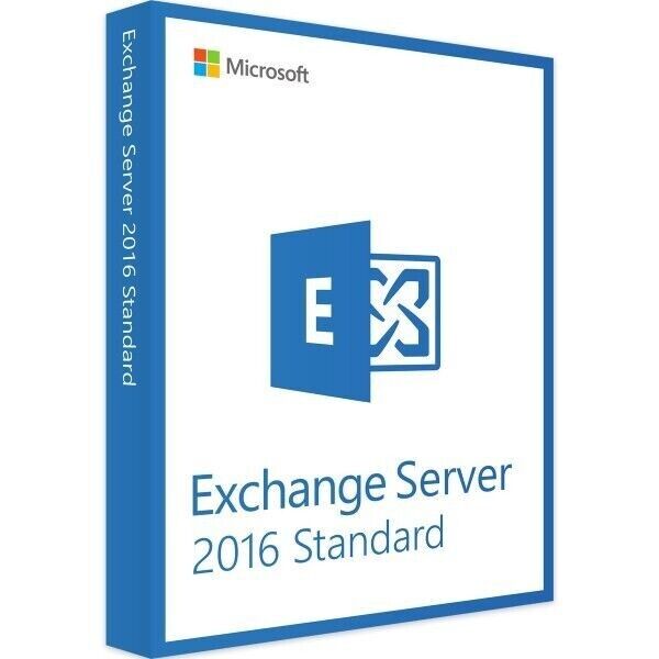 Microsoft Exchange Server 2016 Standard w Retail 5 CALs, New, Multilanguage