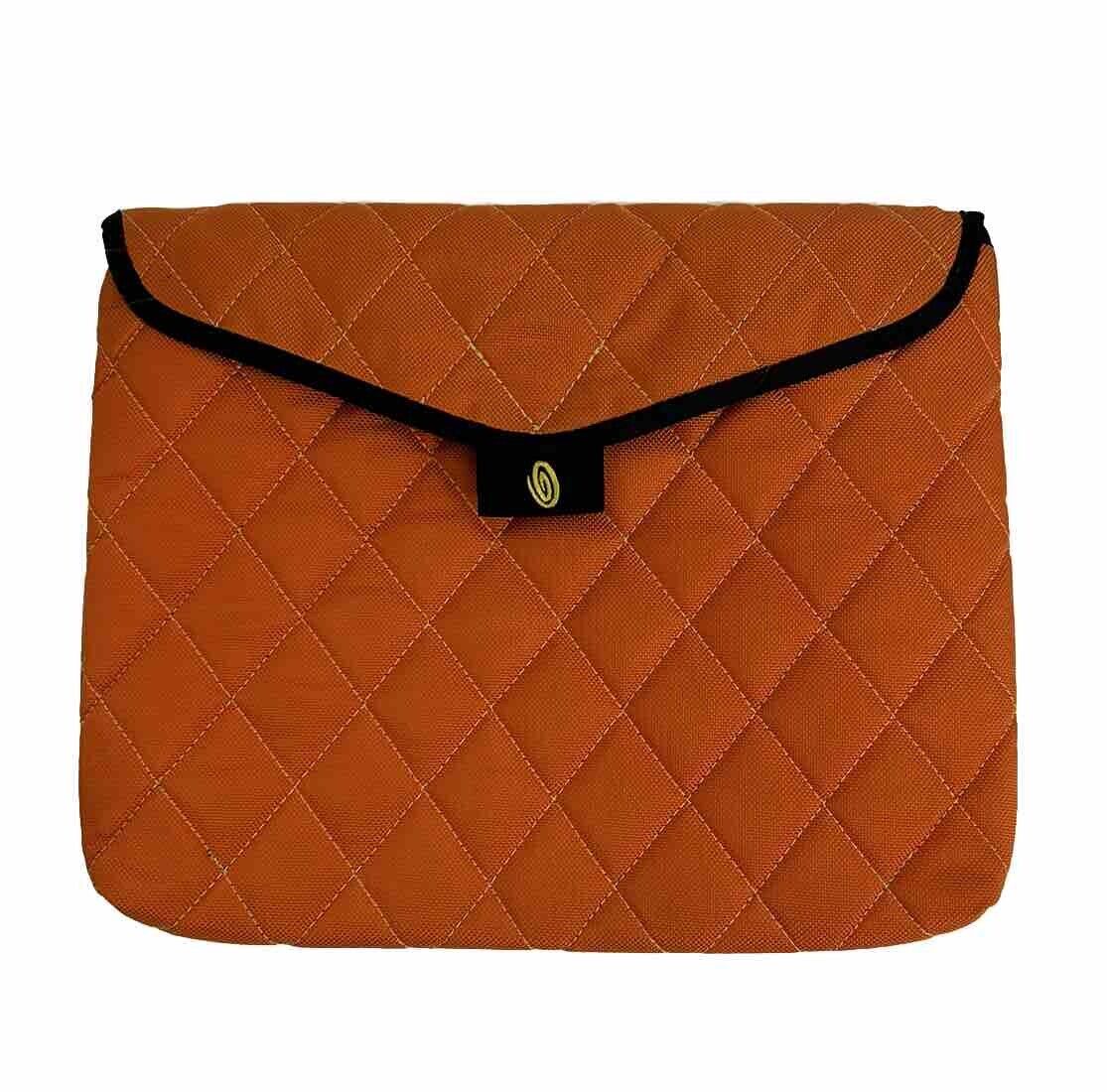 Timbuk2 Quilted LAPTOP SLEEVE Orange Computer Case Padded 15 X 12 “